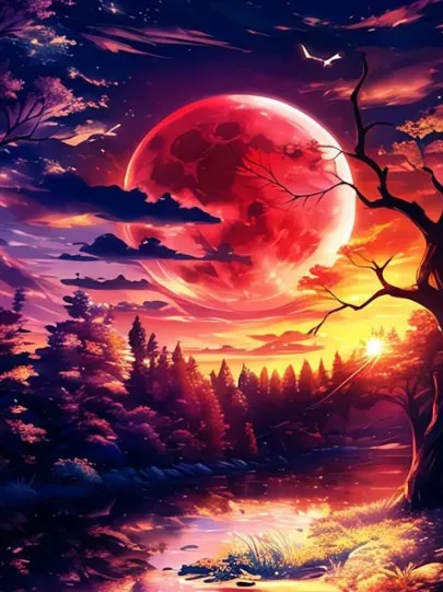 Animal Diamond Painting Handmade Landscape Painting Style3 - Shop at LoveMi