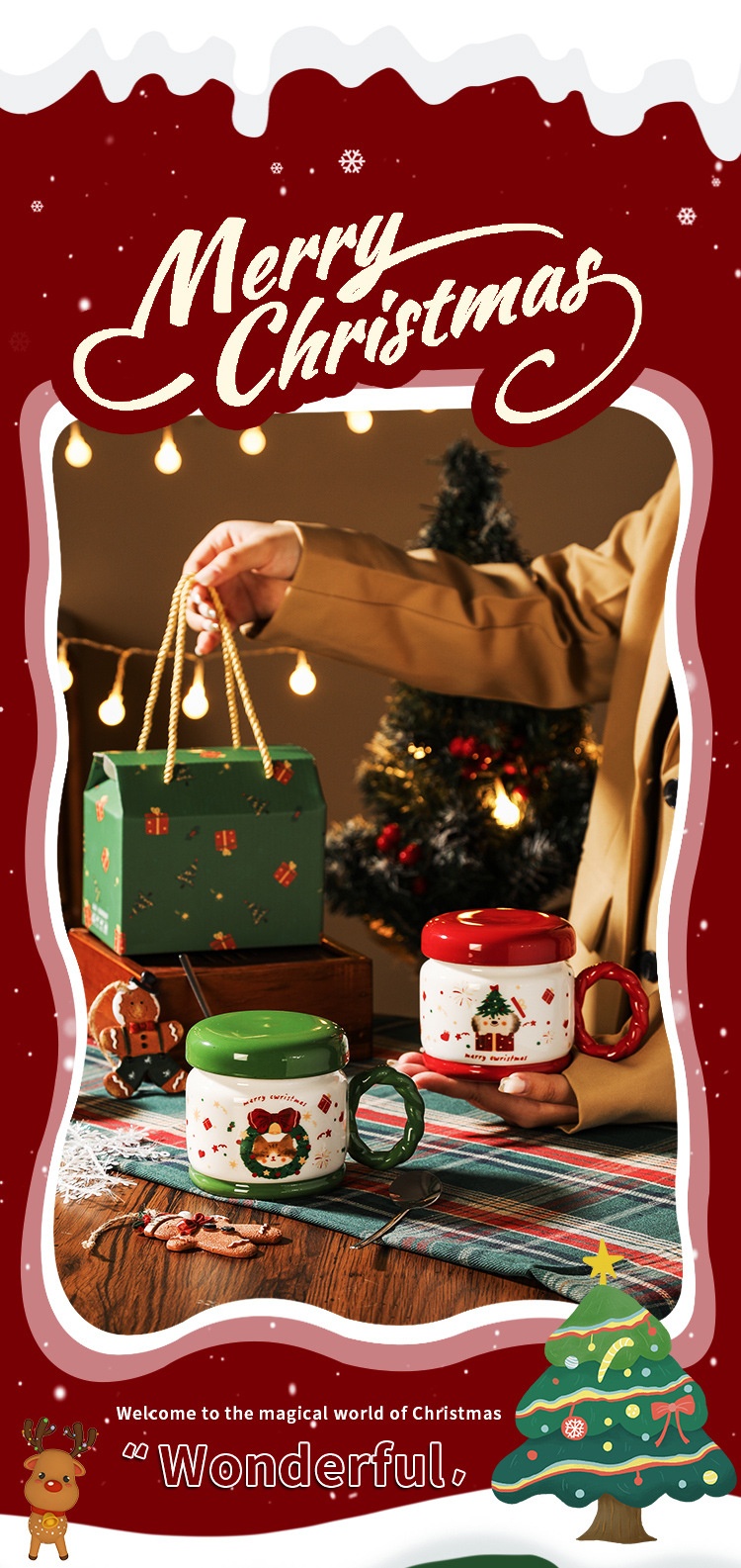 Title 12, Christmas Ceramic Cup Gift Suit