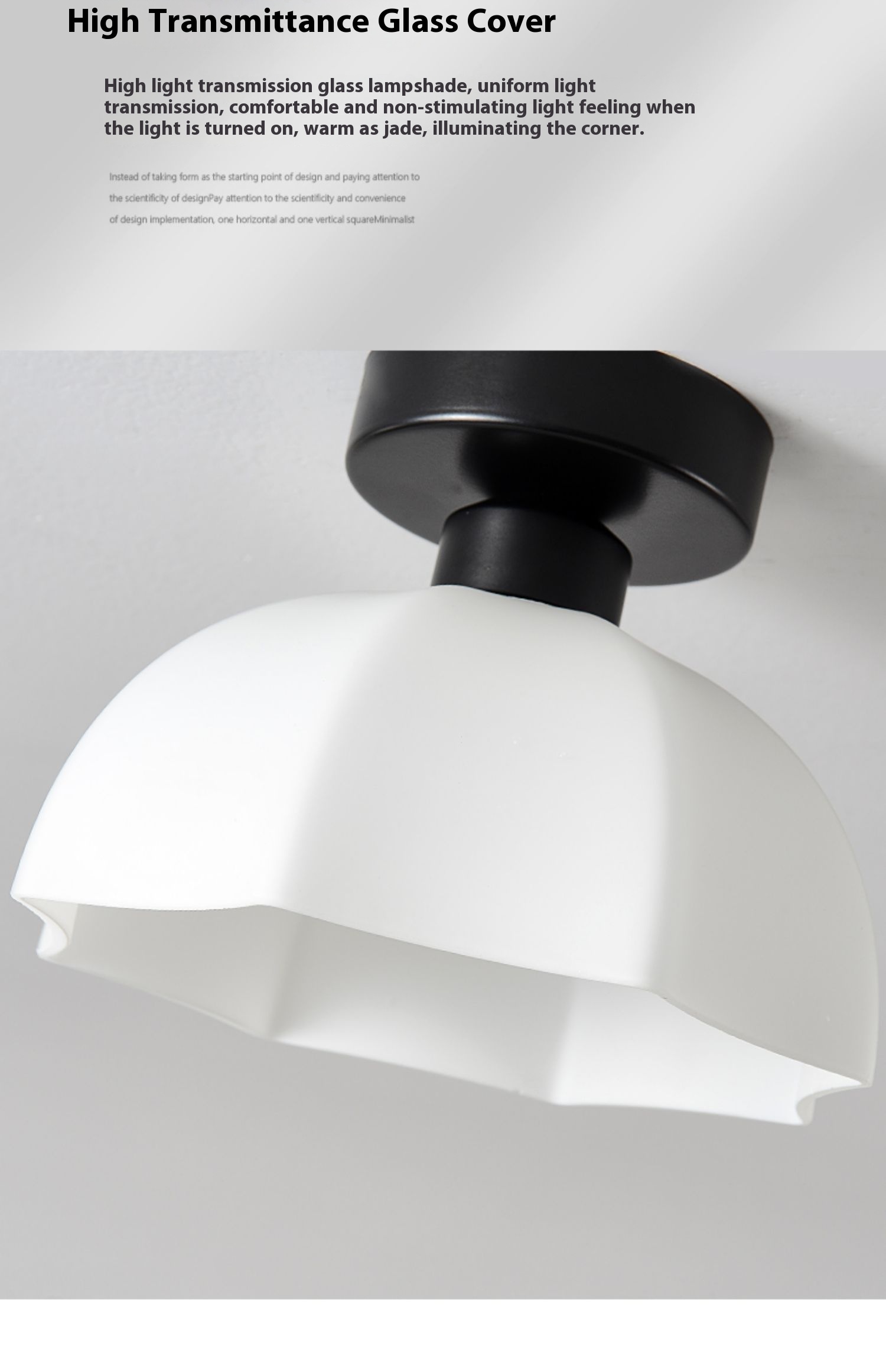 Title 5, Aisle Creative Ceramic Ceiling Lamp Simple Modern