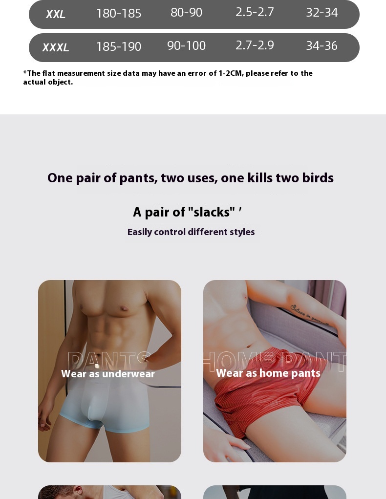 Title 2, Loose And Breathable Aro Home Shorts Sleeping P...