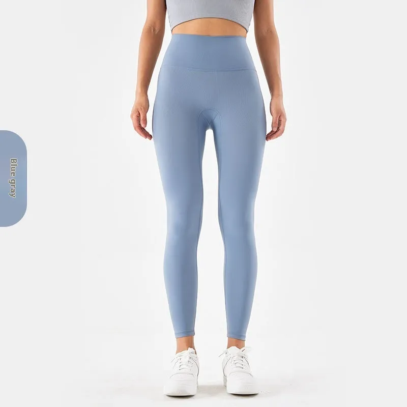 Yoga Pants Women's Slimming Outside Wear Fitness Pants - Bluish Gray