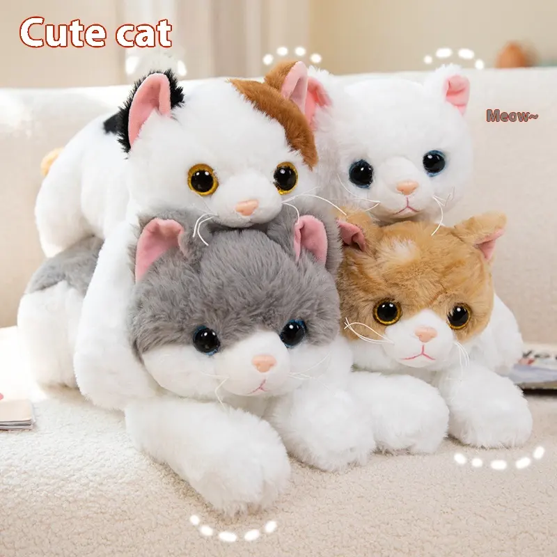Simulation Cat Kitty Doll Pet Toy Petting Alien Plush