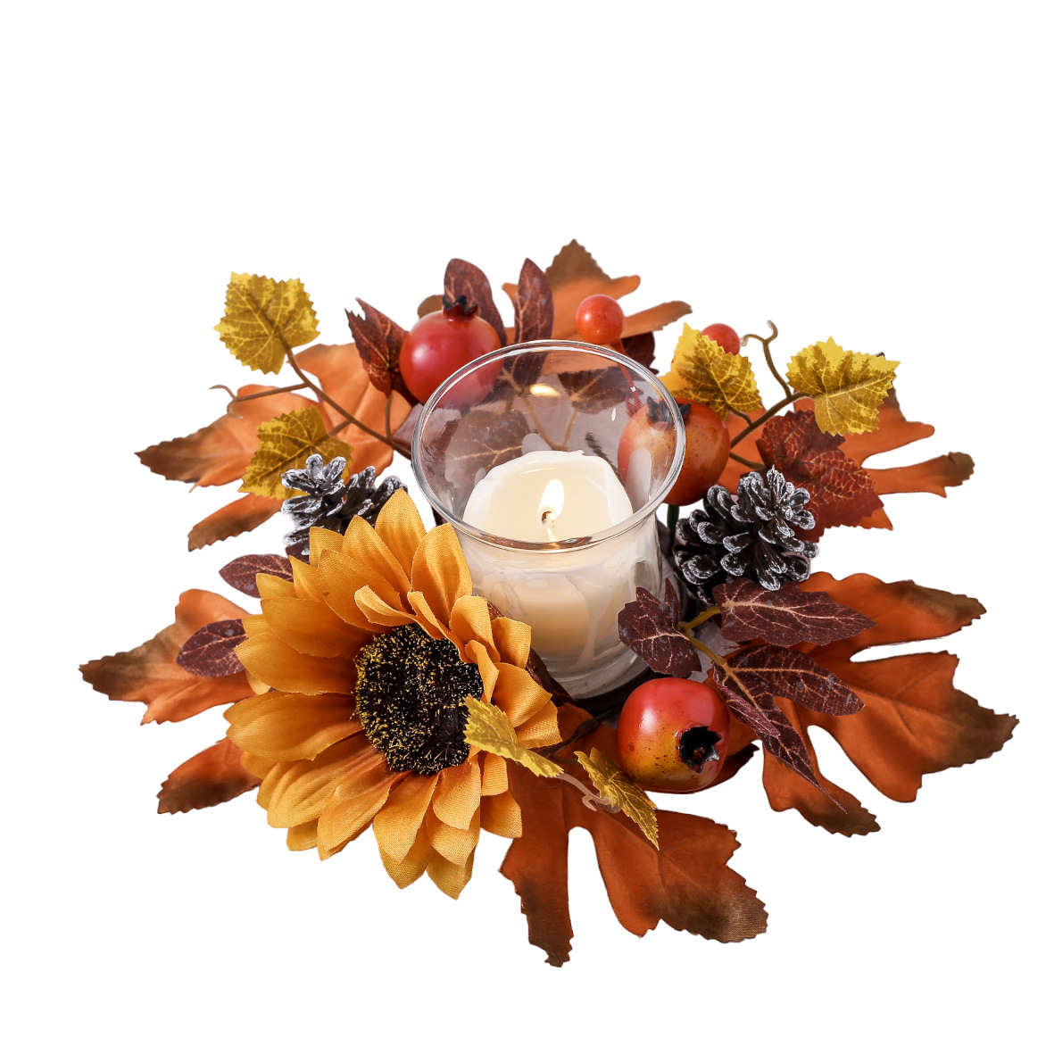 Title 4, Harvest Festival Halloween Table Flower Candles...