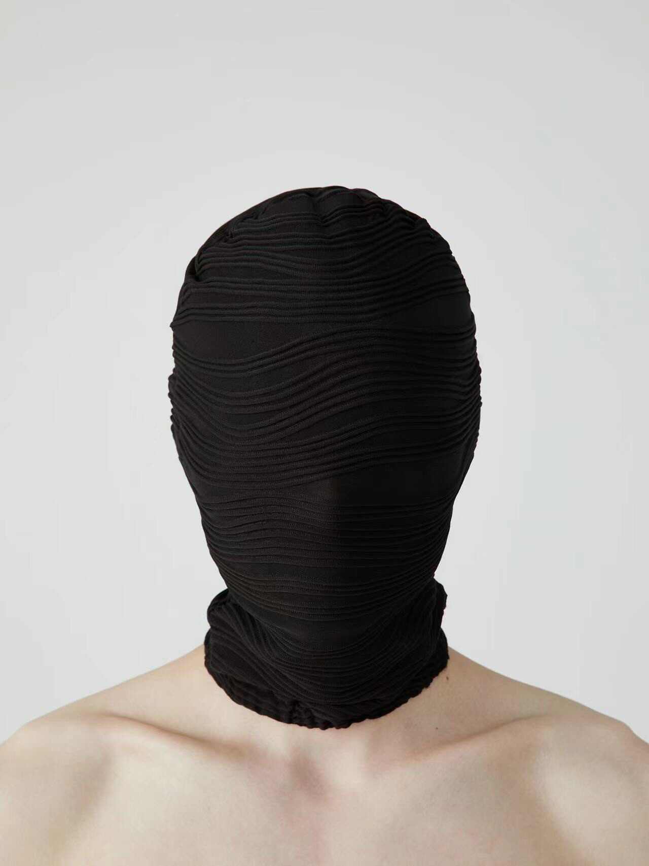 Title 2, Black And White All-matching Mummy Headgear