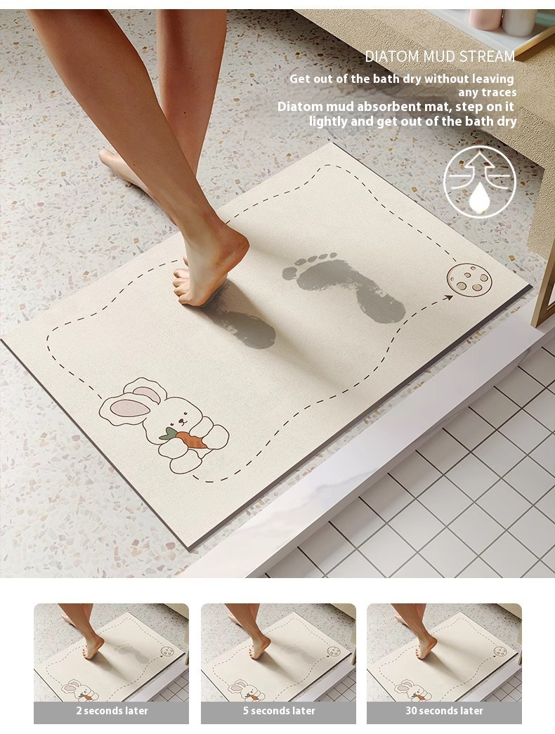 Title 3, Diatom Mud Absorbent Anti Slip Floor Mat