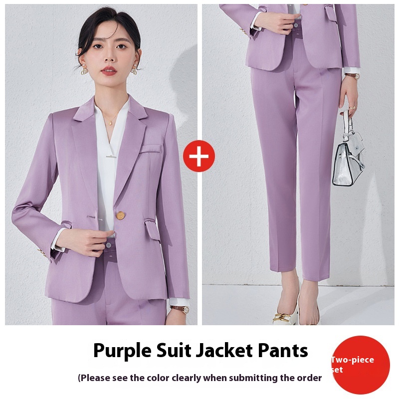 Purple Coat Pants