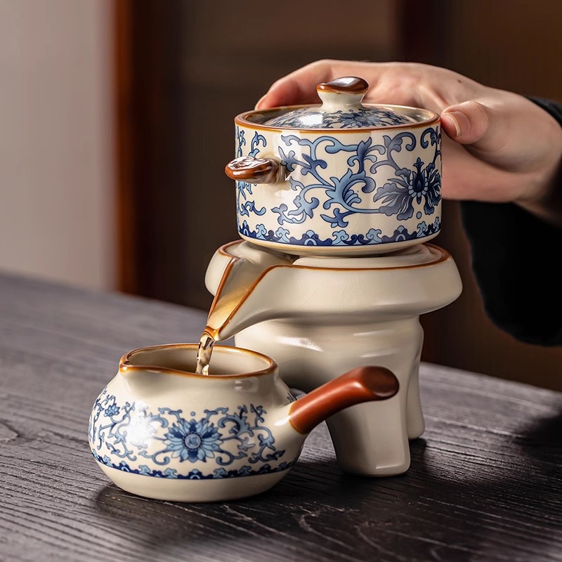 Title 2, New Blue And White Ru Ware Automatic Tea Set