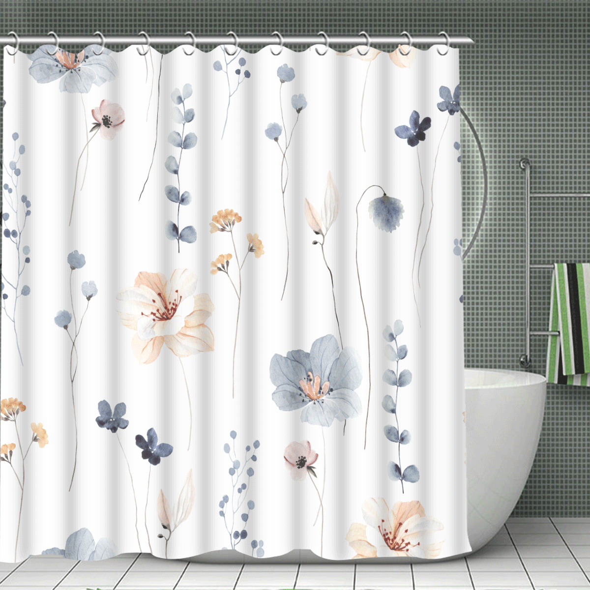 Single Shower Curtain