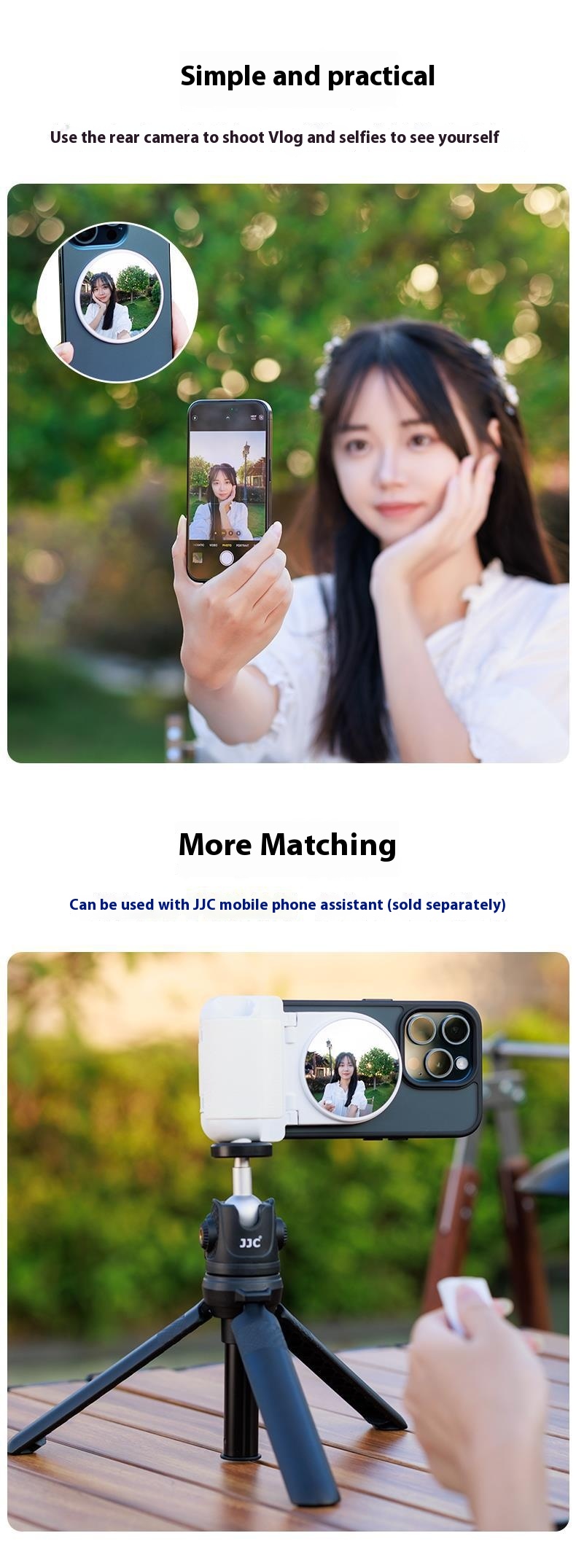 Title 2, Portable MagSafe Magnetic Phone Selfie Mirror