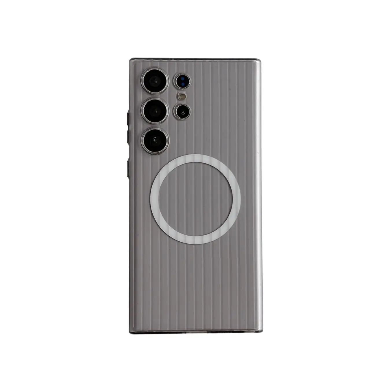 Corrugated Light Studio Grain Magnetic Suction Ice Mist Frosted Protection Mobile Phone Shell