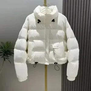 Stand Collar Fashion Korean Version Height-thickened Small Bread Coat - Tan