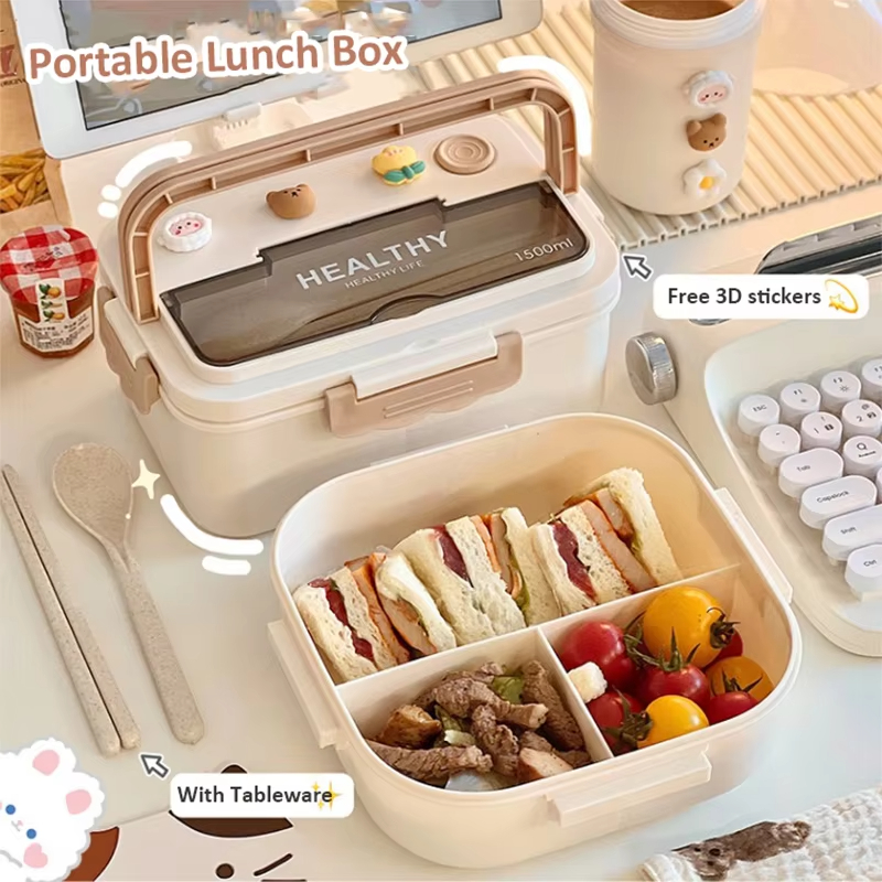 Title 3, Simple Lunch Box For Women Cute Student Lunch D...