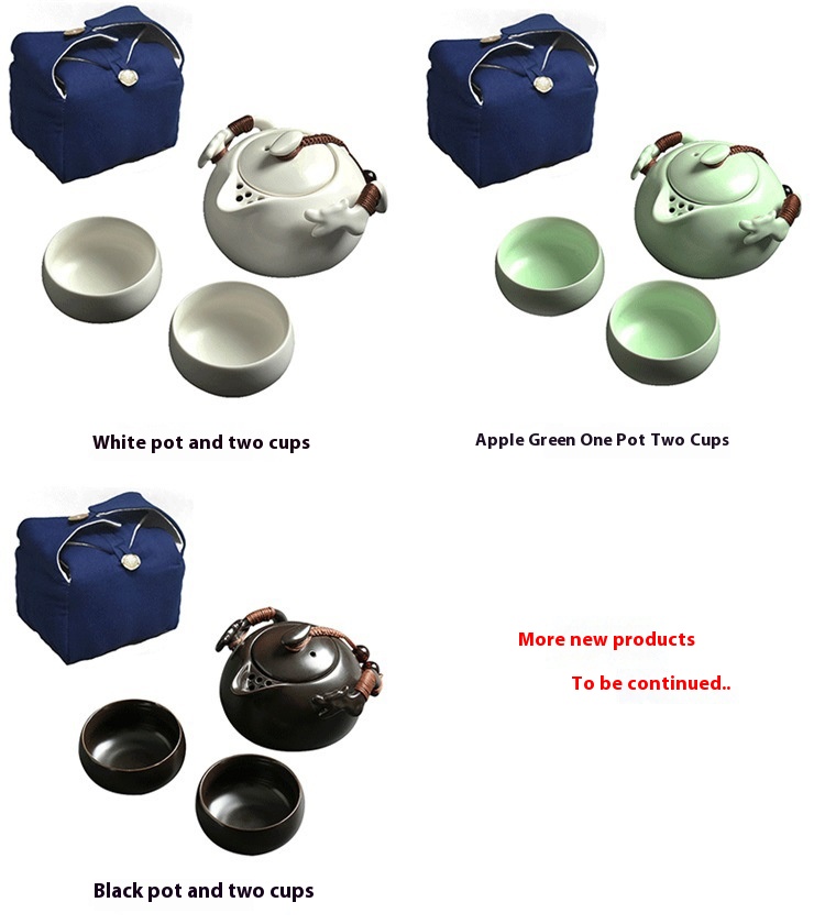 Title 3, Storage Portable Travel Tea Set Suit