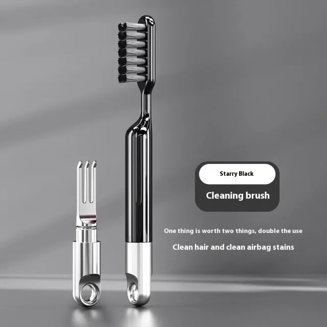Steel Needle Air Cushion Special Massage Airbag For Combing Hair Cleaning Brush Black - Shop at LoveMi
