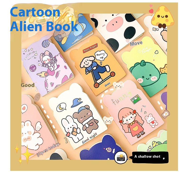 Title 15, Creative Cartoon Special-shaped Notebook