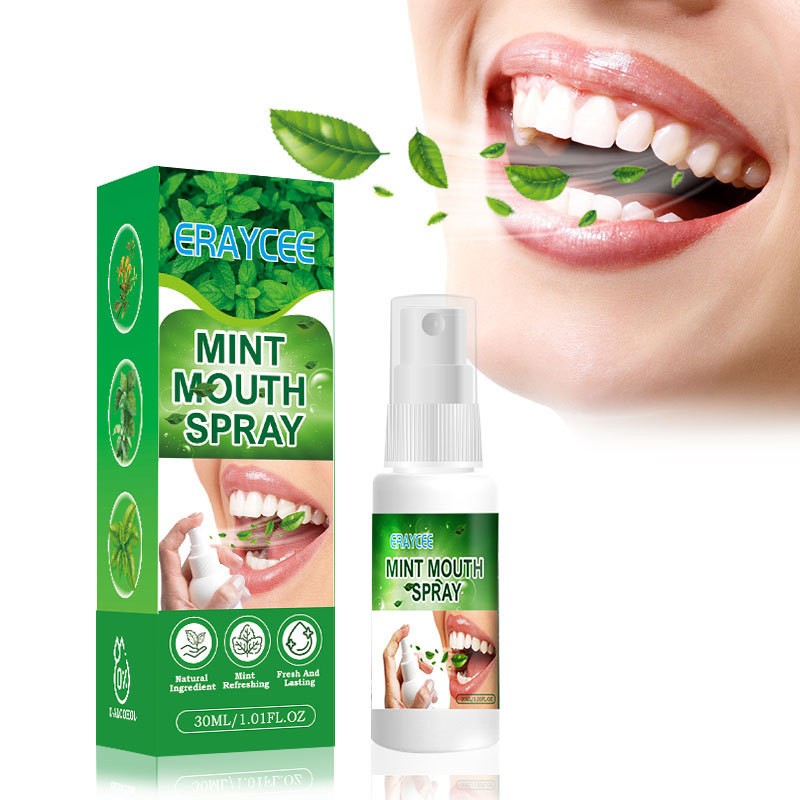 Title 2, Mint Flavor Oral Spray To Repair Bad Breath