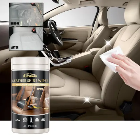 Leather Cleaning Wipes Sofas and Cars