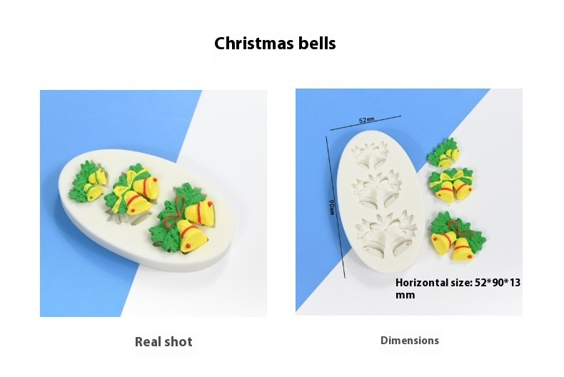 Title 2, Jingling Bell Leaf Of Chinese Ilex Silicone Mol...