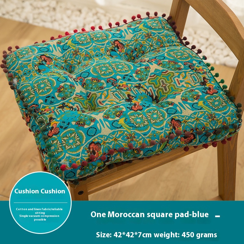 Morocco Square Pad Blue