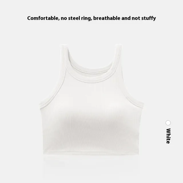 Beauty Back Vest Women's Chest Pad Small Sling Summer Thin White - Shop at LoveMi