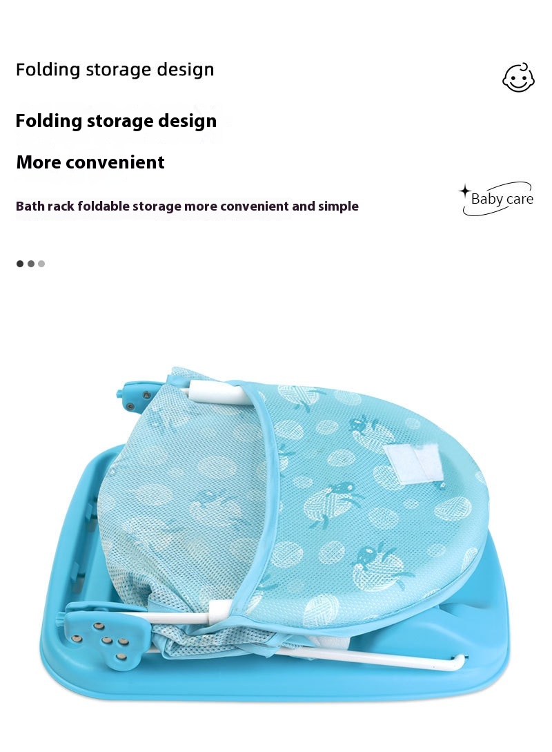 Title 4, Baby Bath Rack Foldable Quick-drying Non-slip f...