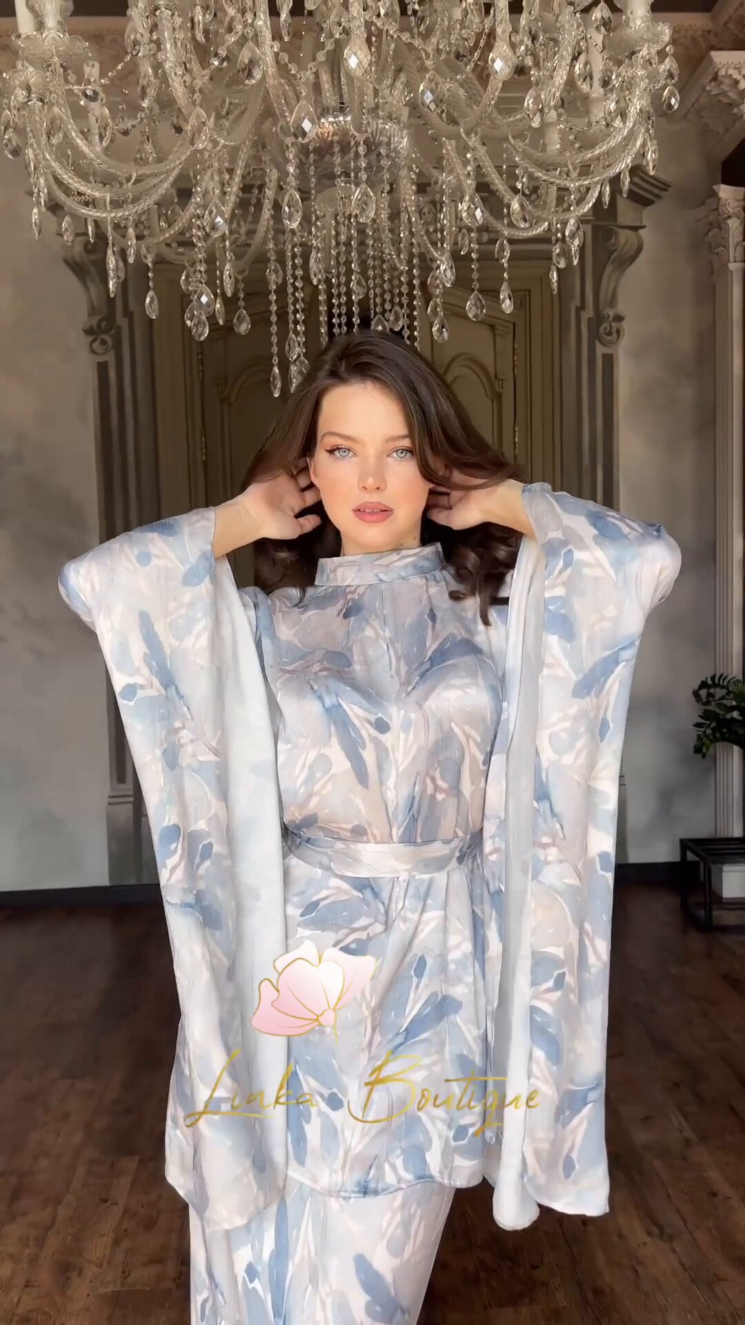 Fashion Women's Top Skirt Casual Two-piece Suit