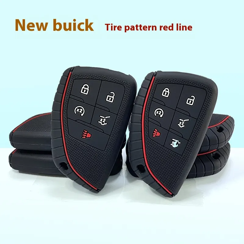 Silicone Key Cover Chevrolet Tahoe Ivia GW Tire Pattern