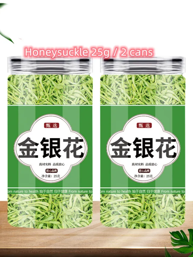 Baby Dried Flower Wild Material 500g G Grade Honeysuckle Cold Tea New Flower 25G2 Cans In Total - Shop at LoveMi