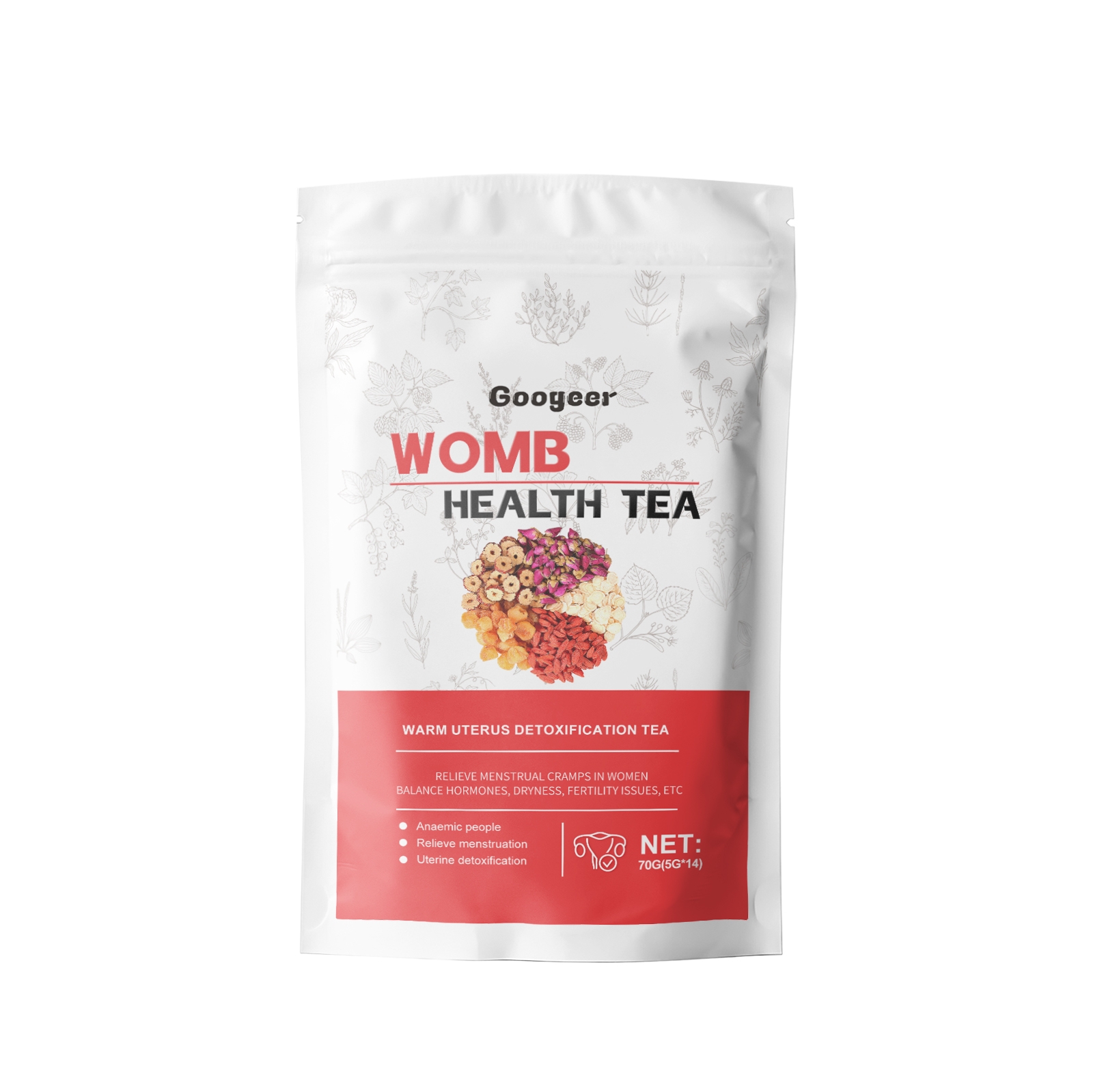 Title 1, Warm Uterus Detoxification Tea. Supports femini...