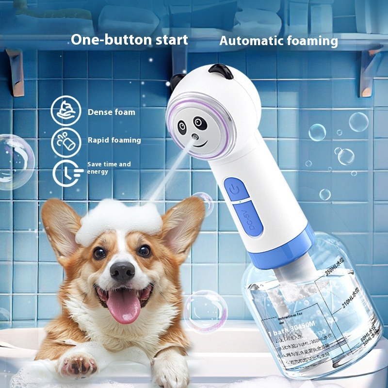 Title 1, Pet Foaming Machine Cute Panda Bubble Machine