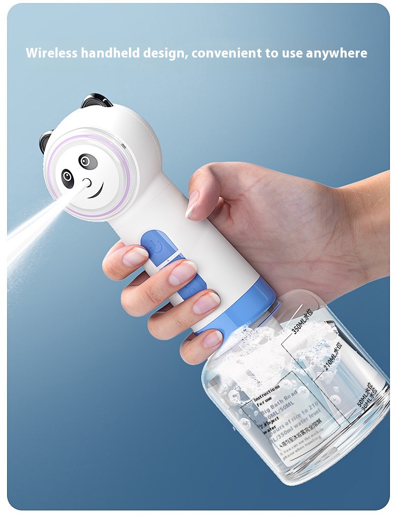 Title 5, Pet Foaming Machine Cute Panda Bubble Machine