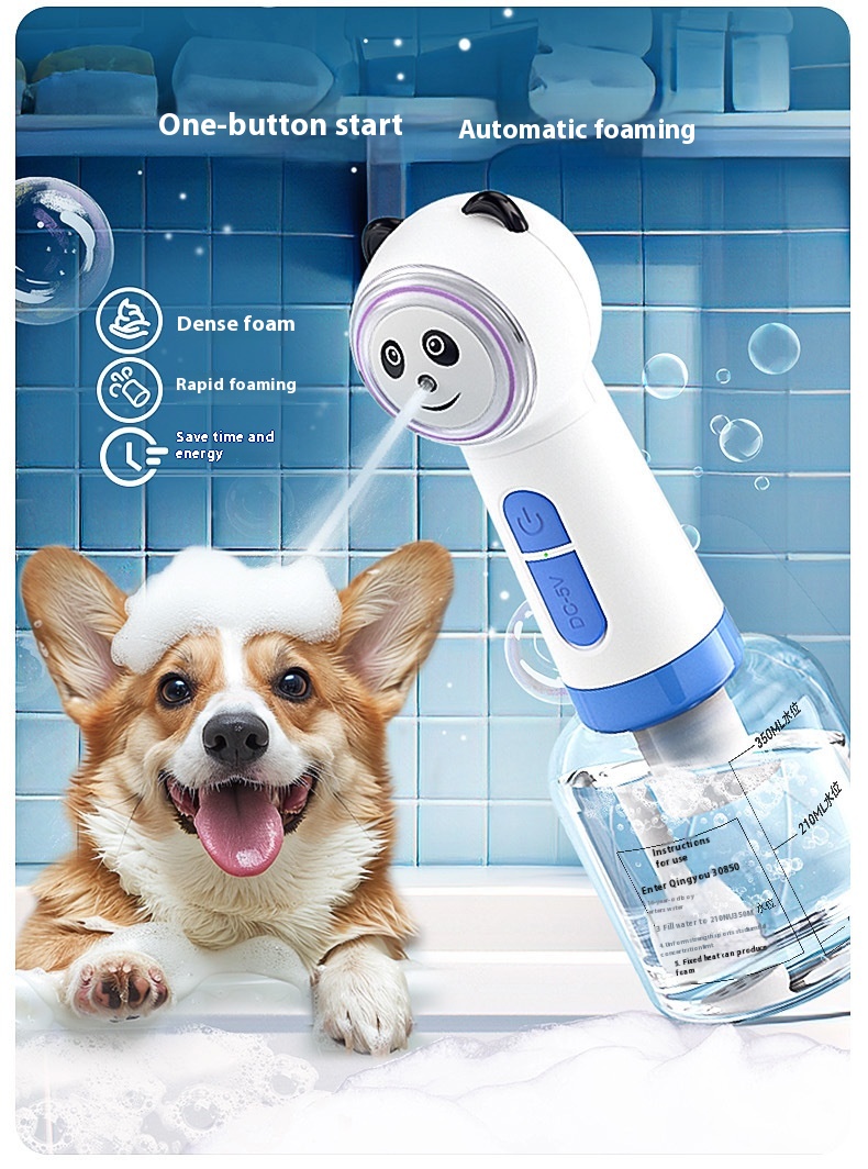 Title 11, Pet Foaming Machine Cute Panda Bubble Machine