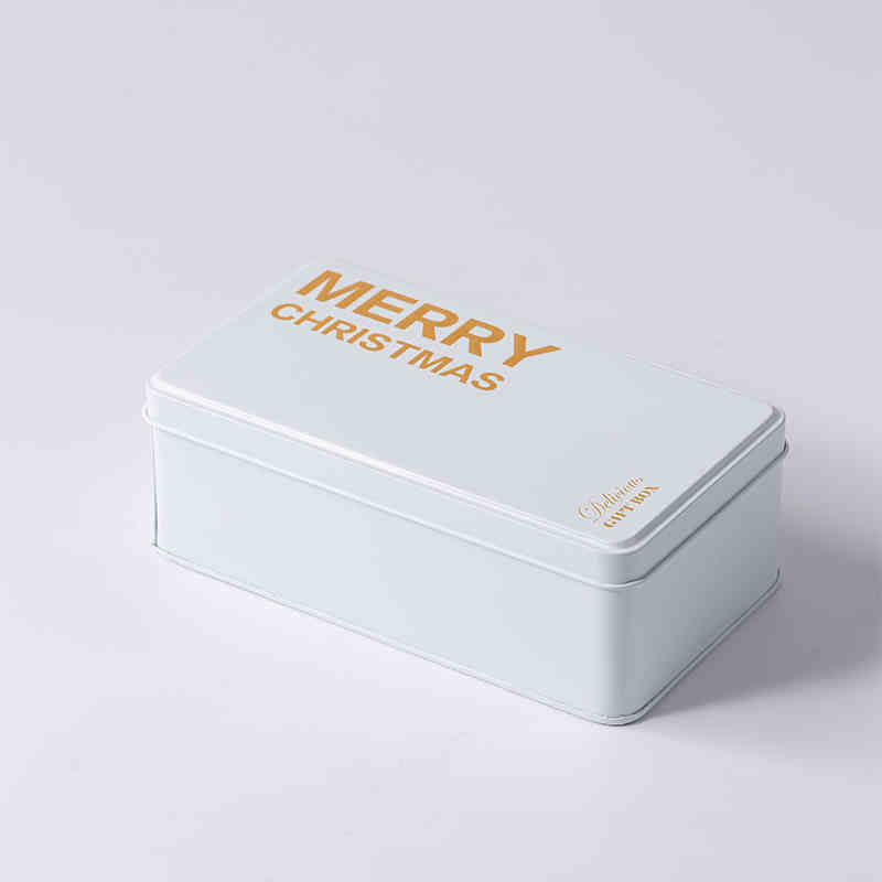 Merry White Box Gold Word