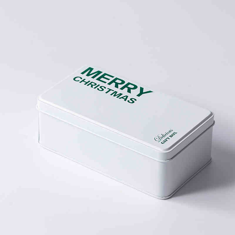 Merry White Box Green Word