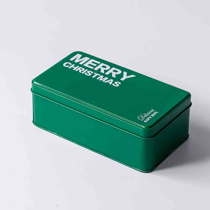 Merry green box white word