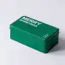 Merry Green Box White Word