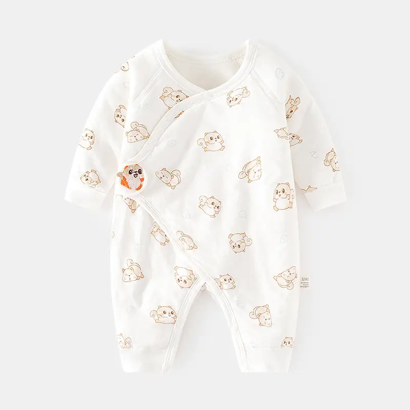 Fashion Personality Newborn Quilted Jumpsuit