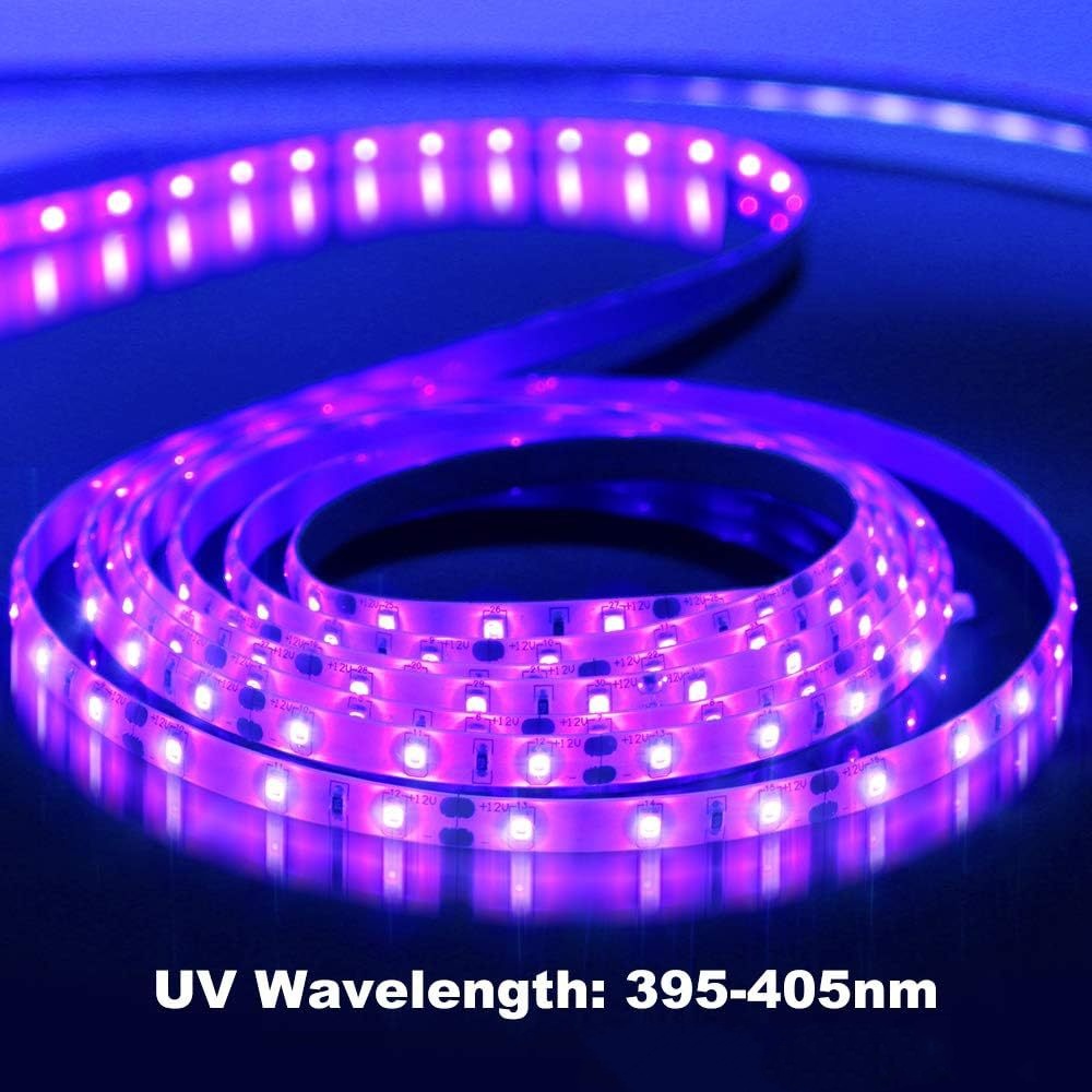 Title 5, Purple Light Waterproof Light Belt Set Hallowee...