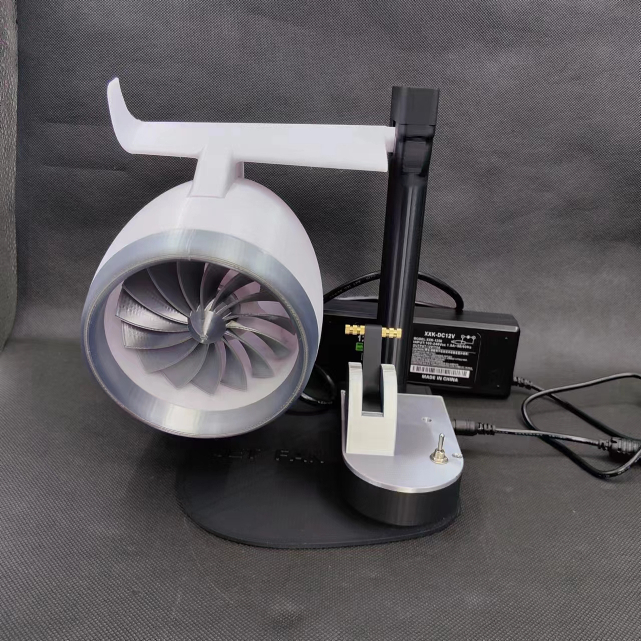 Title 6, Desktop Fan 3D Printing Engine 12V Wind Turbine...