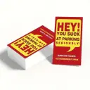 Parking Violation Card You Park Like An Idiot Card Funny Parking Violation Card view 2