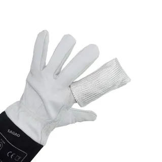 TIG professional welder protective glass fiber finger cots