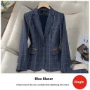 Blue Plaid Coat