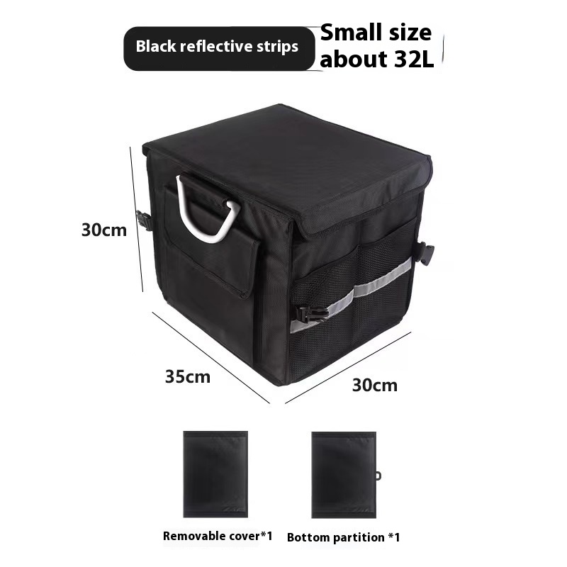 Title 3, New Car Trunk Storage Box Portable Large Capaci...