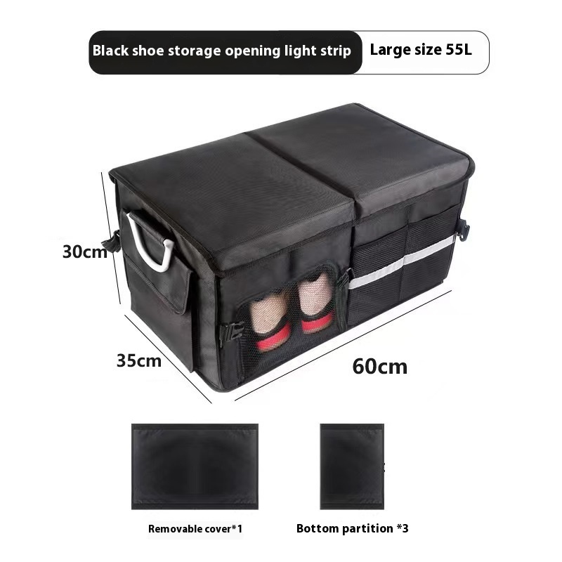 Title 5, New Car Trunk Storage Box Portable Large Capaci...