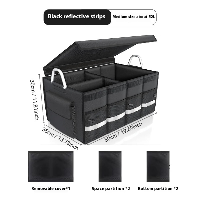 Title 7, New Car Trunk Storage Box Portable Large Capaci...