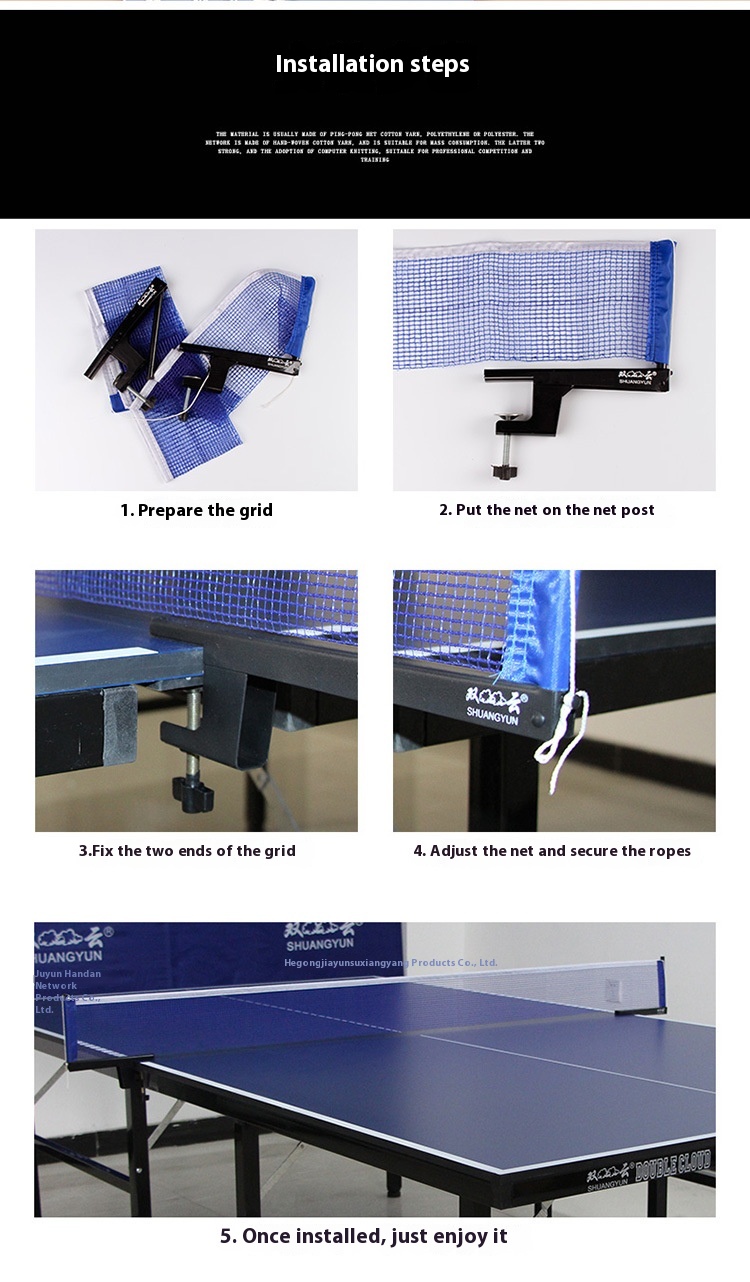 Title 5, Table Tennis Post Universal Large Clip Thickened