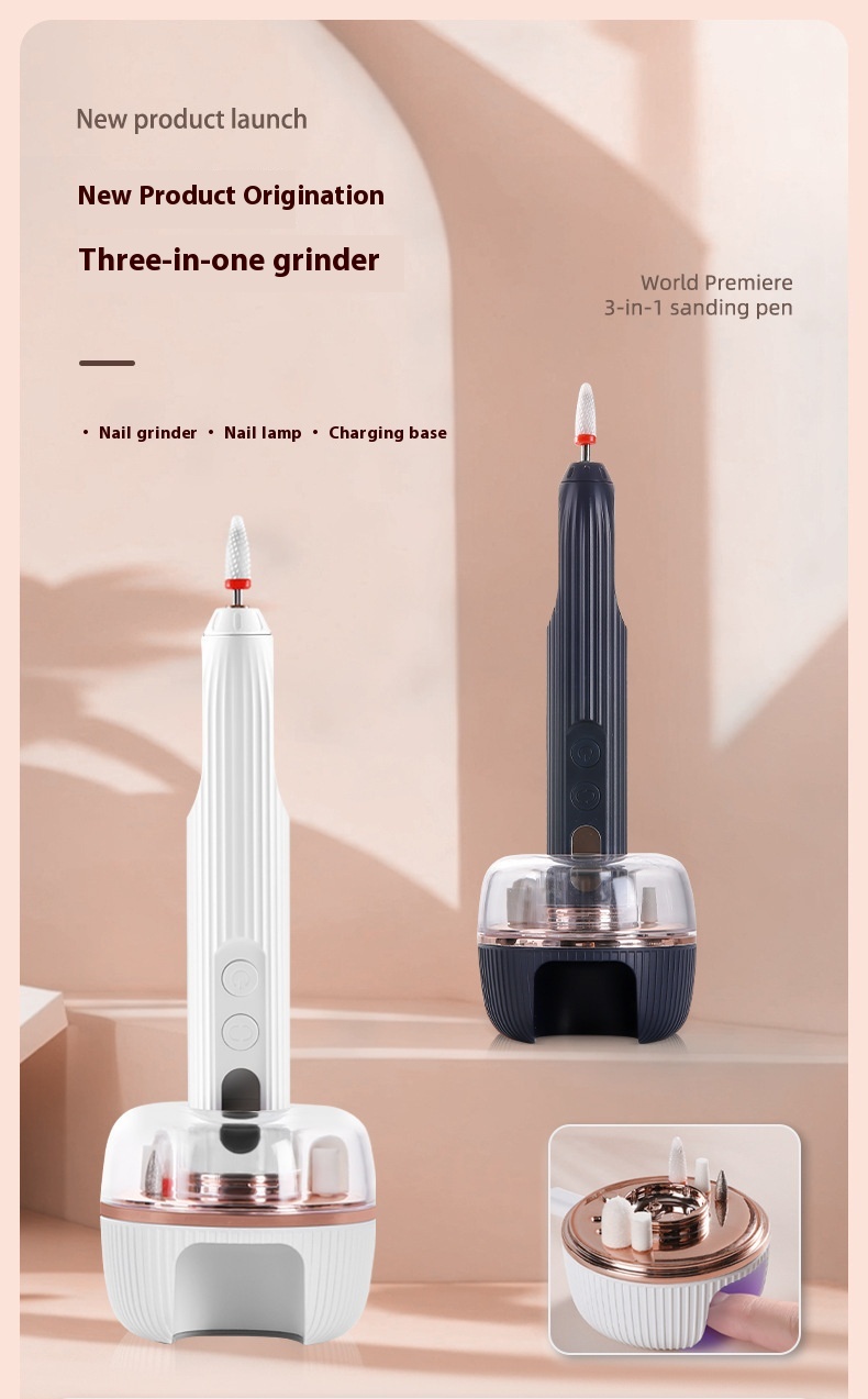 Title 4, New Electric Portable Nail Polishing Machine