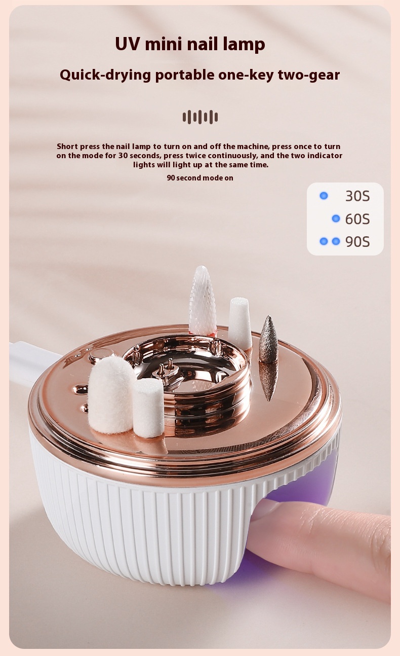 Title 7, New Electric Portable Nail Polishing Machine