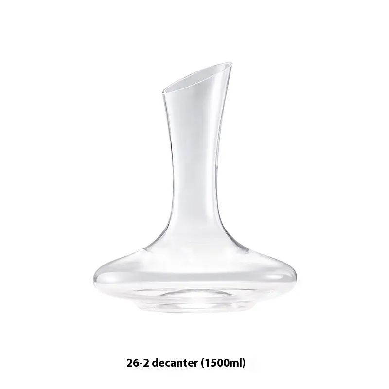 Handmade Crystal Glass Wine Decanter European Classic Big Belly Oblique Wine Set Grape Suit