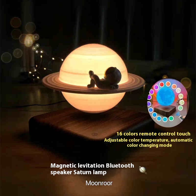 Title 10, Magnetic Levitation Planet Light Bluetooth Speaker